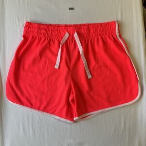 Zone Pro Women Activewear Shorts Size M Orange 4.5" Inseam Drawstring Stretch